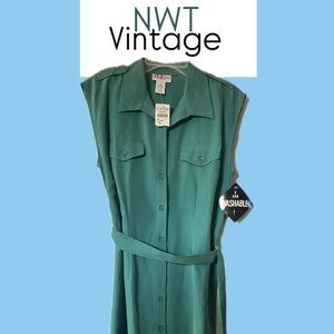 NWT Teal Sleeveless Dress